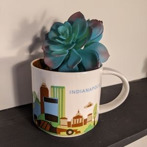 Indianapolis, Indiana Starbucks You Are Here Mug